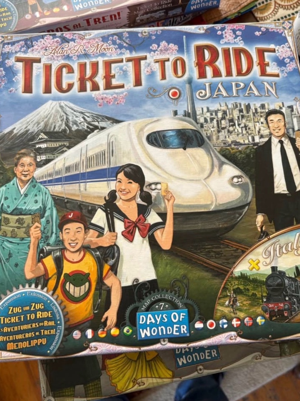 Ticket to Ride Board Game Japan and Italy